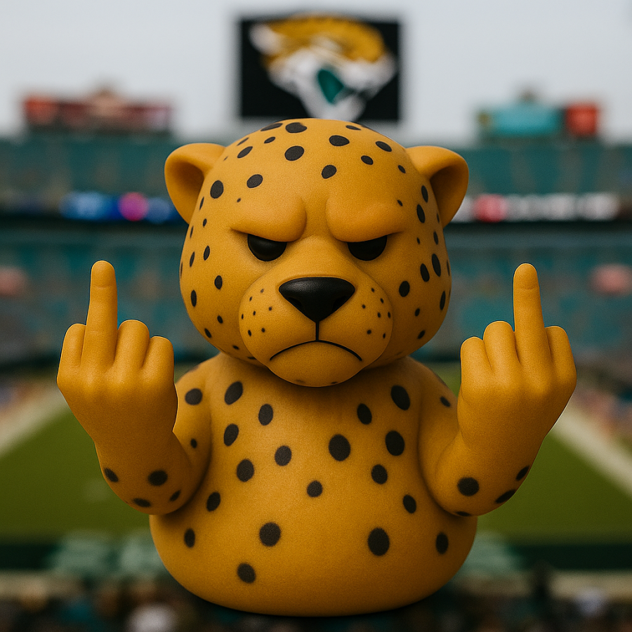 Jacksonville Jaguars Middle Finger Duck
