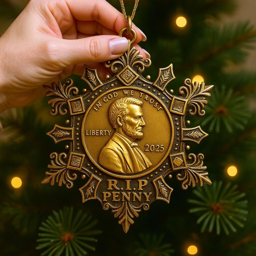 🔥Final Cent Memorial Snowflake Ornament