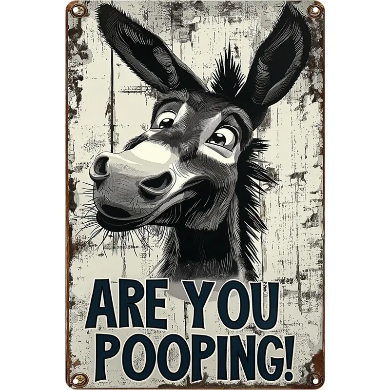 🐄😂Funny Highland Cow “Are You Pooping?” Sign | A Cheeky British Welcome