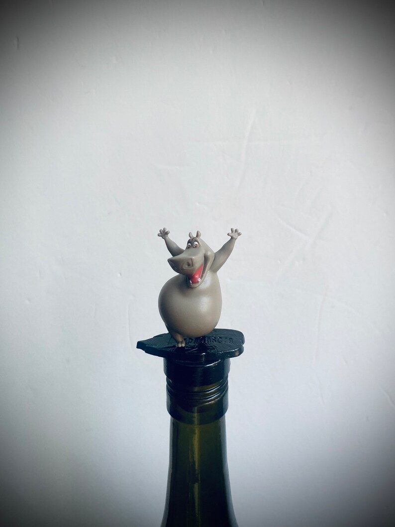 Fun Cartoon Hippo Bottle Stopper