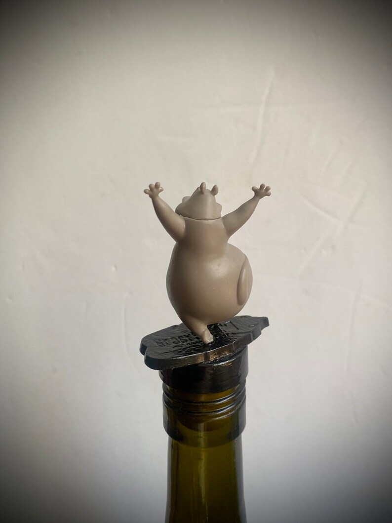 Fun Cartoon Hippo Bottle Stopper