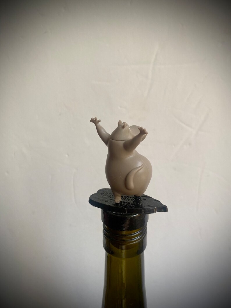 Fun Cartoon Hippo Bottle Stopper