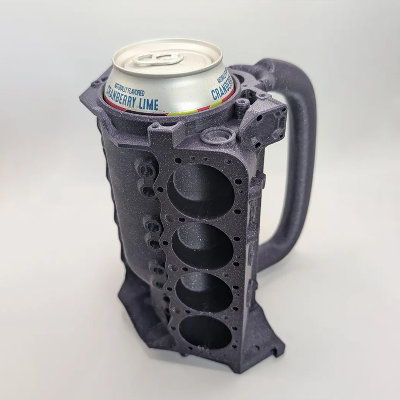 Engine Block Can Mug