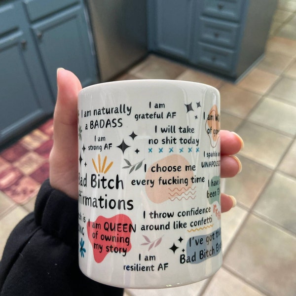 Bad Bitch Energy Affirmation Mug