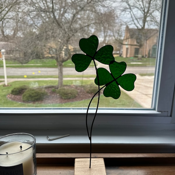 Lucky Shamrock Suncatcher