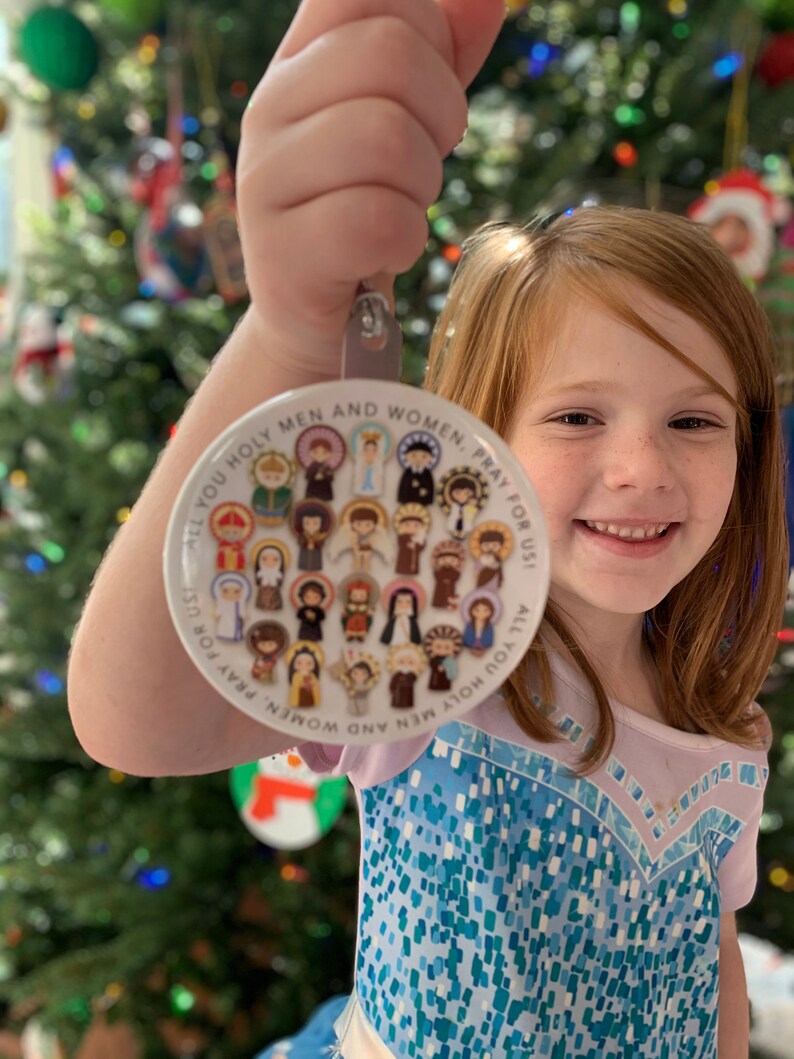 Catholic Saints Christmas Ornament