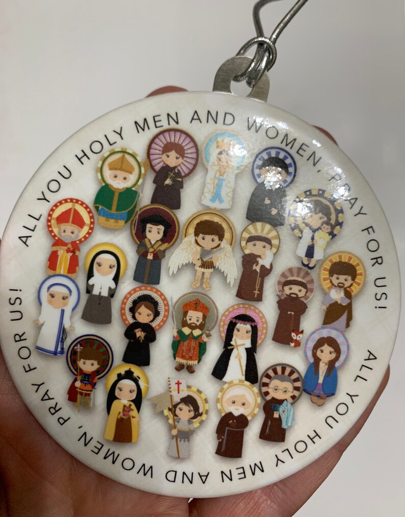 Catholic Saints Christmas Ornament