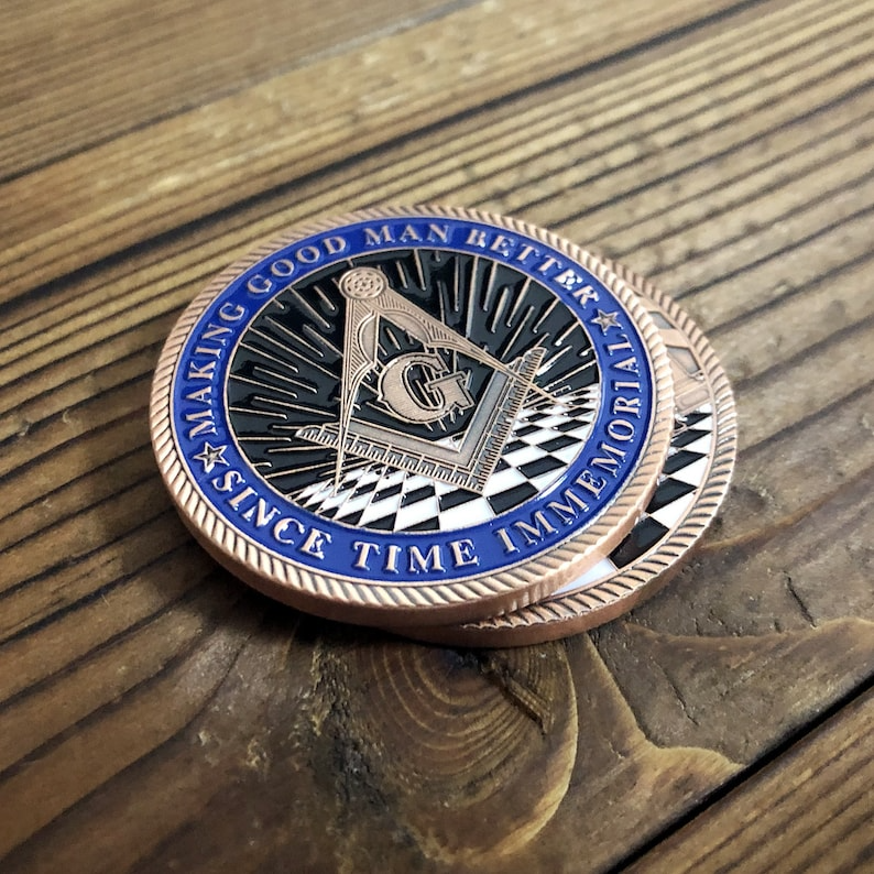 🏛️Masonic Lodge Members Challenge Coin👥