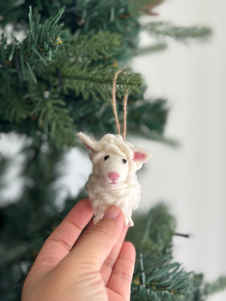 Felt Mini Sheep Ornament
