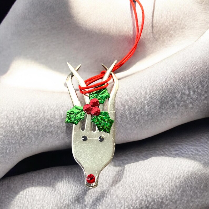 Fork Reindeer Ornaments