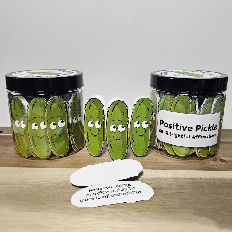 Positive Pickle Affirmation Cards