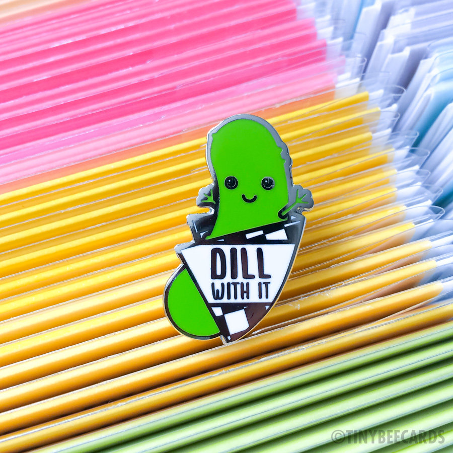 Lucky Pickle Enamel Pin