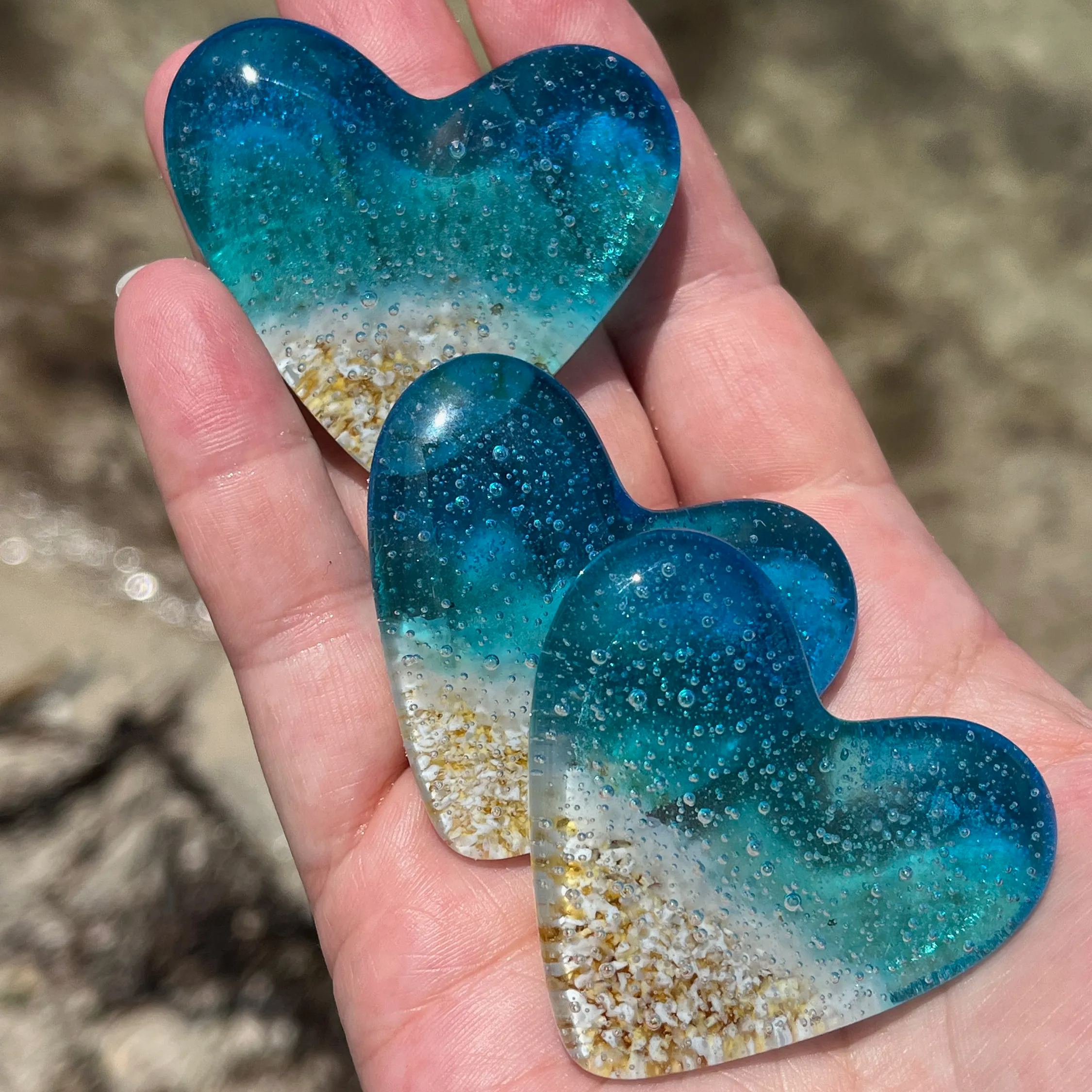 Turquoise Beach Heart