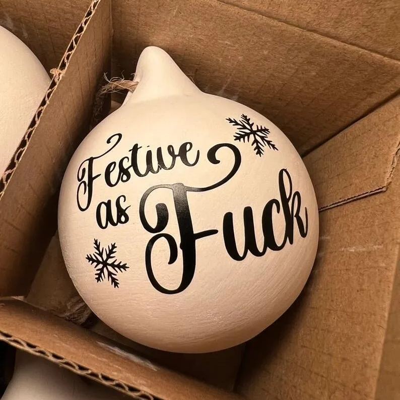🎁Christmas Funny Offensive Bauble-Rude Baubles