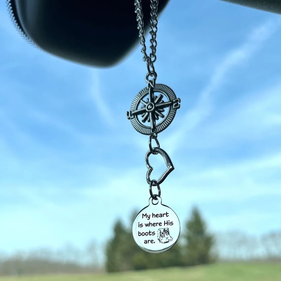 Rear View Mirror Car Charm