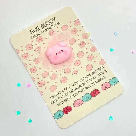 Pig Heart Pocket Hug Buddy
