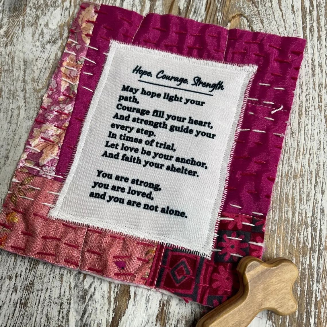 Spiritual Prayer Quilt - Hope, Courage and Strength