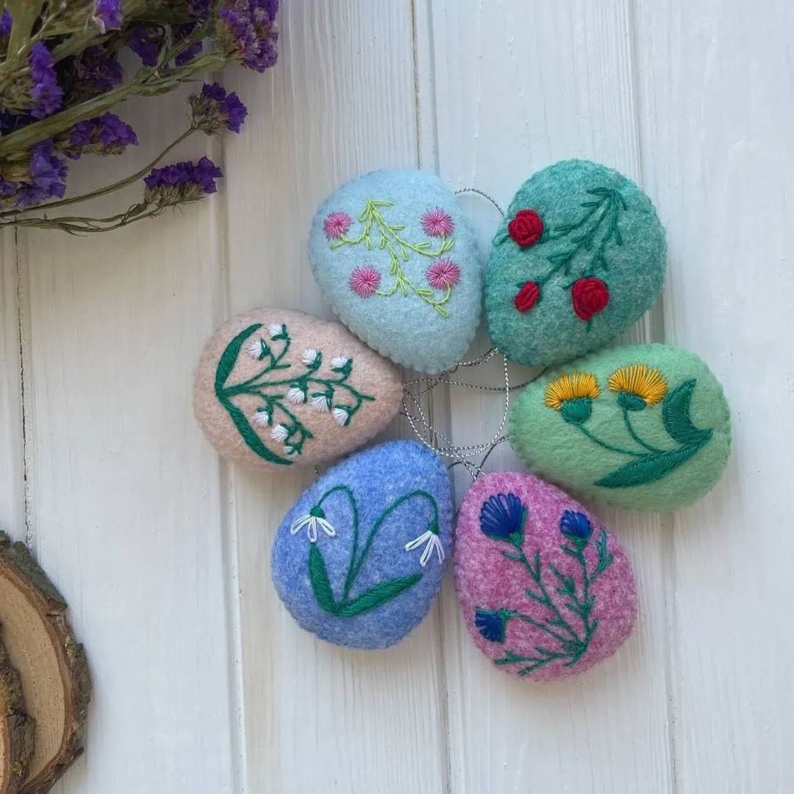 Felted Easter Eggs