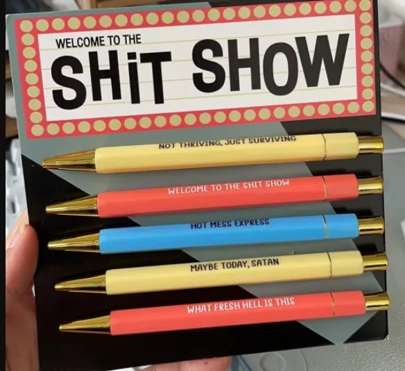 "Over It" Pen Set