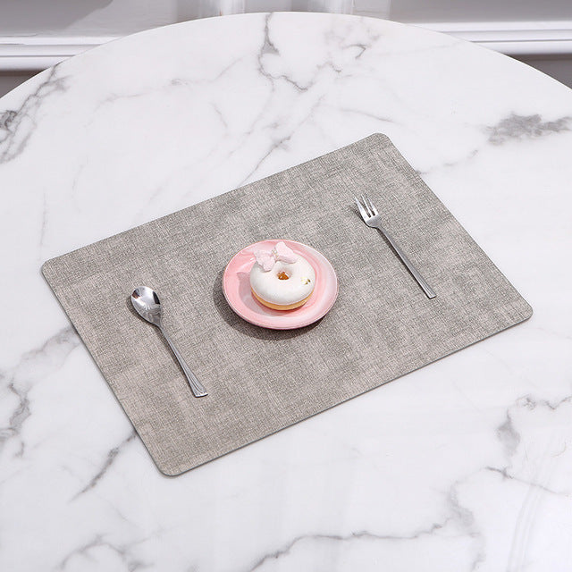 Rectangle Place Mat Tableware Pad Waterproof Heat Insulation Pad-Grand Kitchen