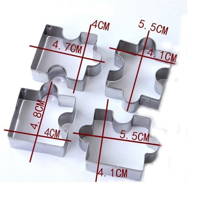 3D Puzzle Shape Cookie Cutter-Grand Kitchen