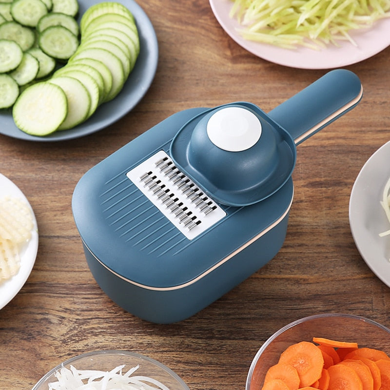Multifunction Mandoline Slicer Cutter Grater Shredders with Strainer-Grand Kitchen