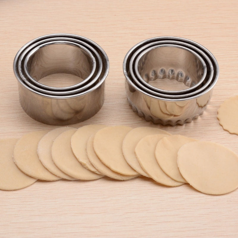 3pcs Round Shaped Dough Cutter-Grand Kitchen