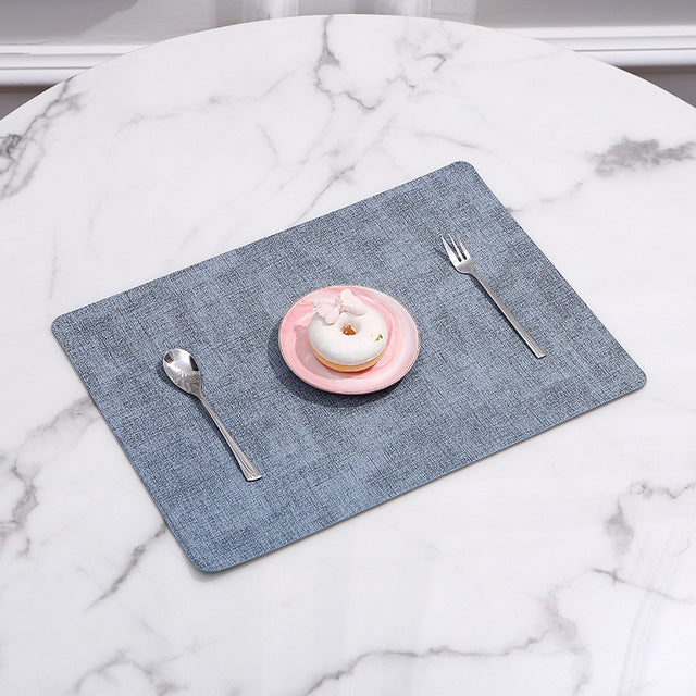Rectangle Place Mat Tableware Pad Waterproof Heat Insulation Pad-Grand Kitchen