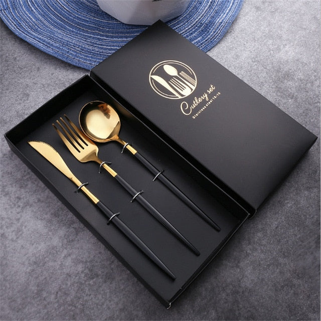 3pcs Silverware Dinnerware Set-Grand Kitchen