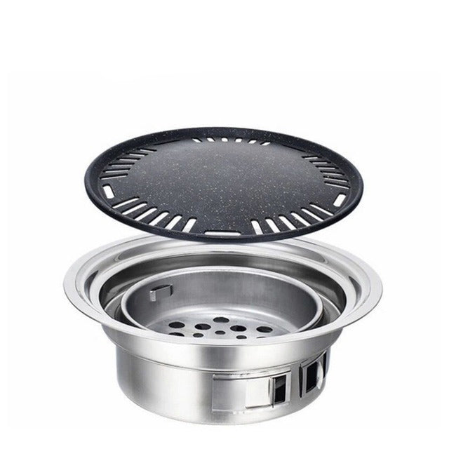Stainless Steel Charcoal Barbecue Grill Non stick Barbecue Grill-Grand Kitchen