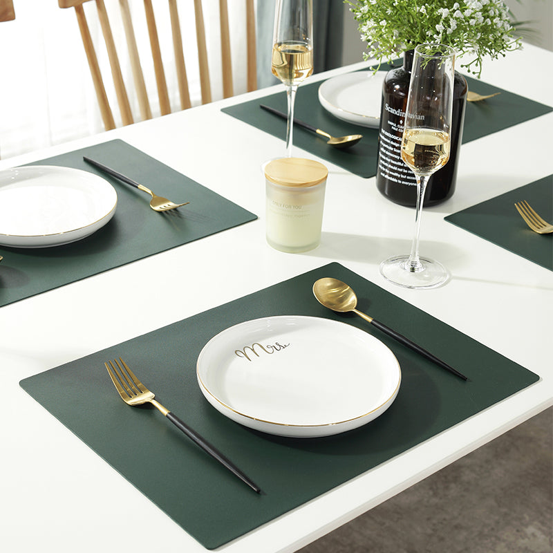 Rectangular Table Mat Placemat Waterproof Greaseproof Pad Kitchen-Grand Kitchen