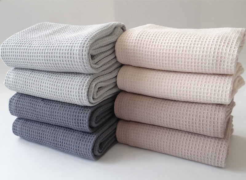 4pcs Cotton Table Napkins Cotton Kitchen Waffle Pattern Tea Towel-Grand Kitchen