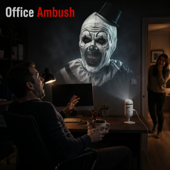 🎃 Nightmare Halloween Projector Light – Animated LED Decoration for a Spooky Haunted Atmosphere