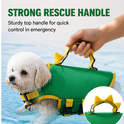 ☀️ Summer Sale – 50% OFF💦Premium Dog Life Vest for Swimming & Boating