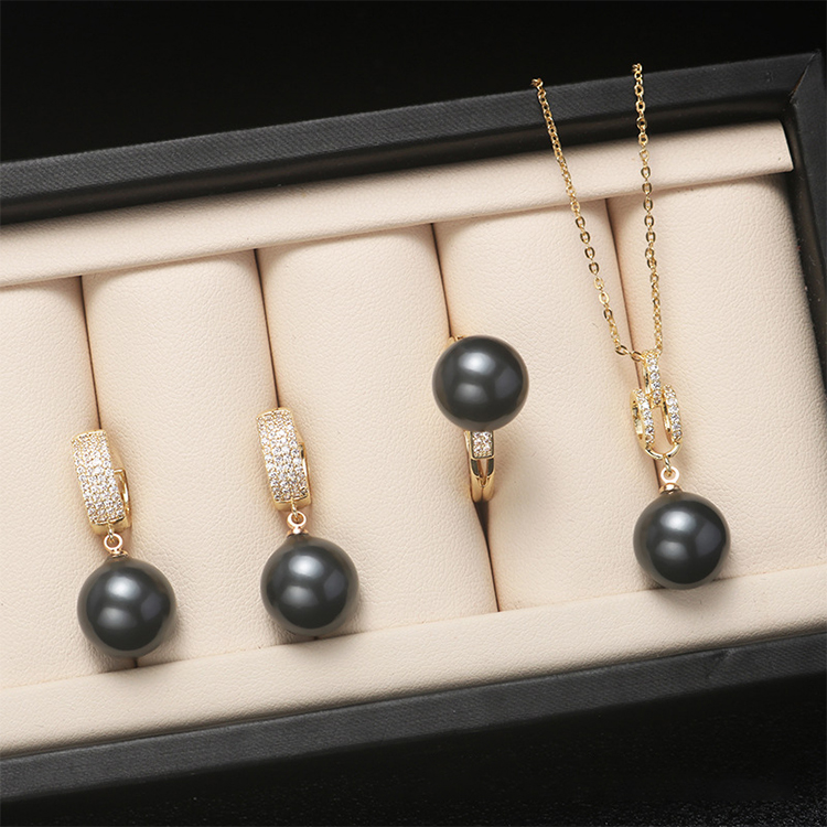 🔥50% OFF❤️🎁 Akoya Pearl Jewelry Set (Necklace, Ring, Earrings)