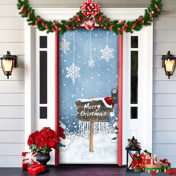 Last day 49% OFF🌟2025 Christmas and Halloween front door decoration