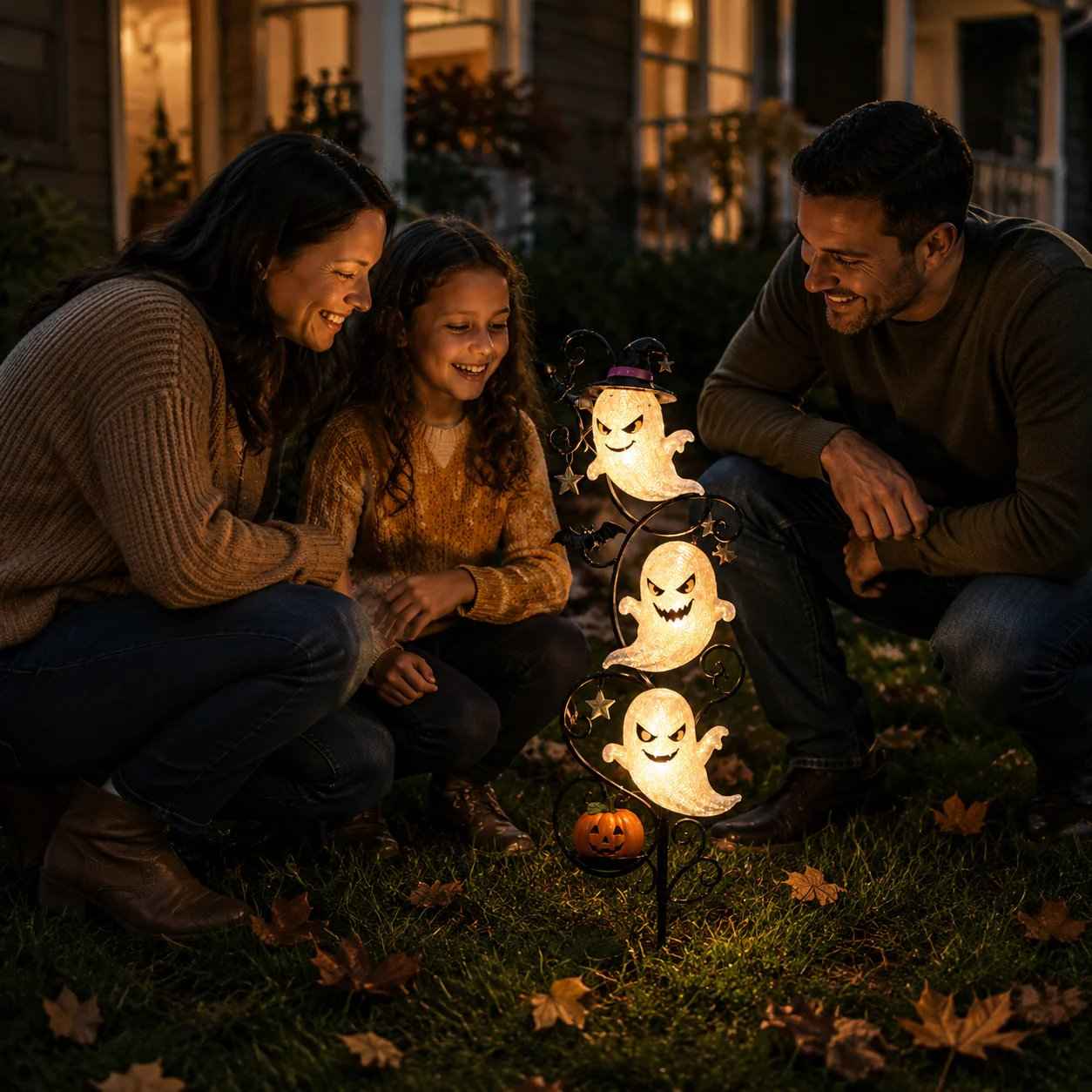 👻 🎃 Make Your Yard Glow This Halloween – 50% OFF Today | Solar Halloween Little Ghost Garden Stake Light ✨