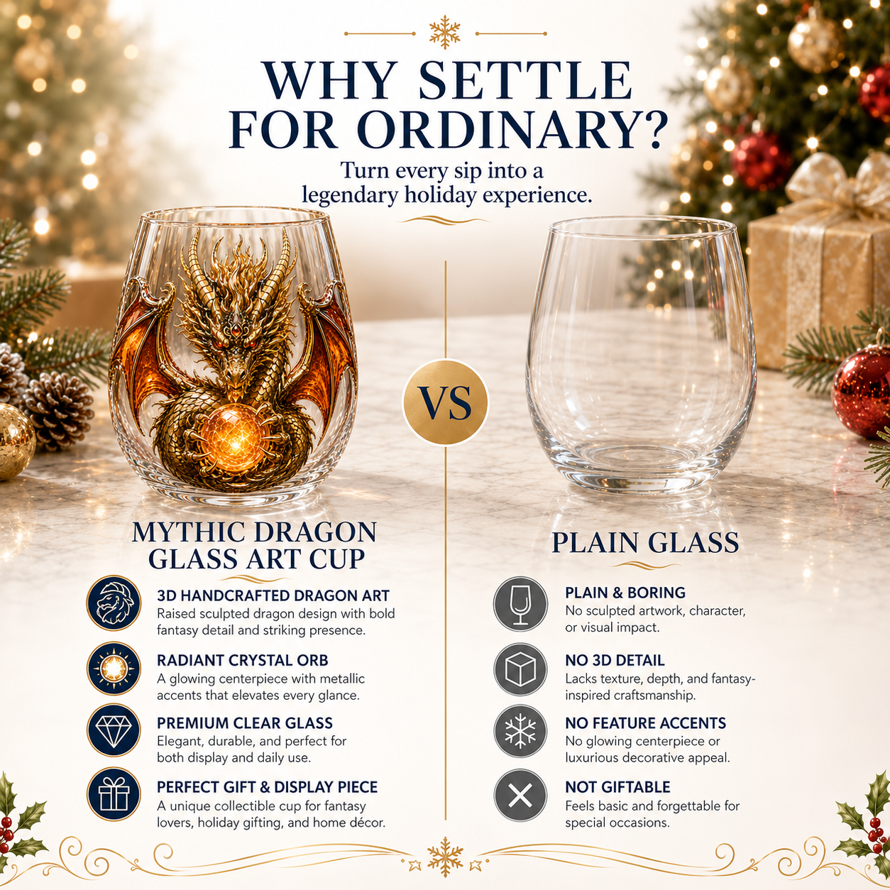 🐉✨ 3D Mythic Dragon Glass Art Cup | Luxury Raised Fantasy Glassware for Whiskey, Home Bar Décor & Legendary Gifts ^🎁