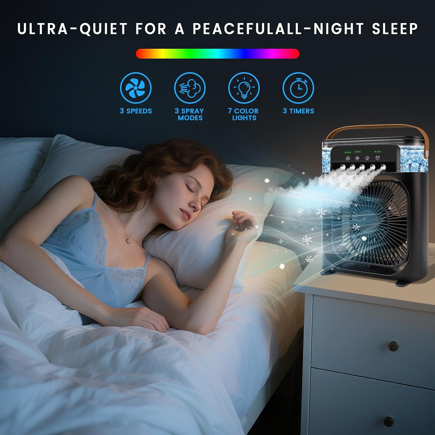 ❄️ ArcticCool™ Portable Air Cooler Fan-Cool Air Anywhere, Anytime   