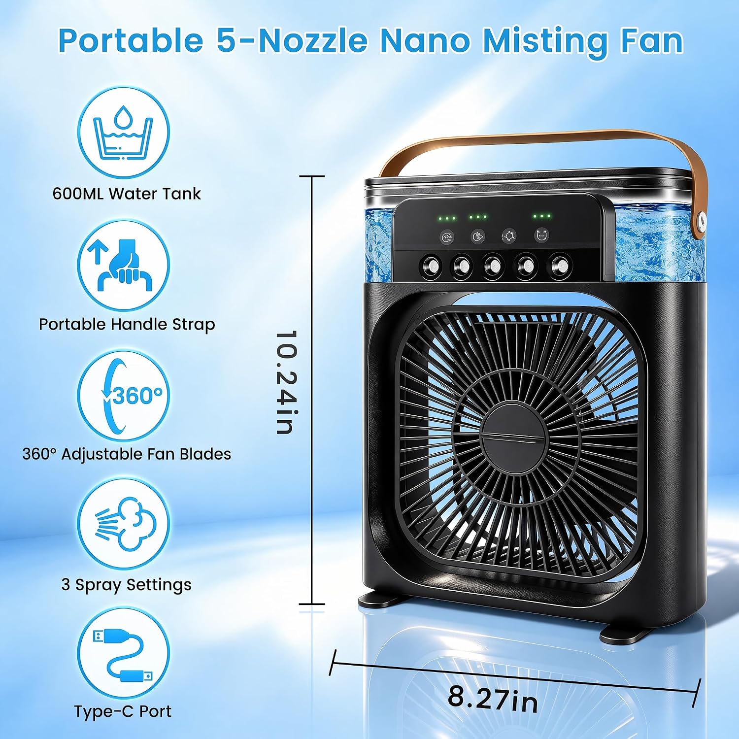 ❄️ ArcticCool™ Portable Air Cooler Fan-Cool Air Anywhere, Anytime   
