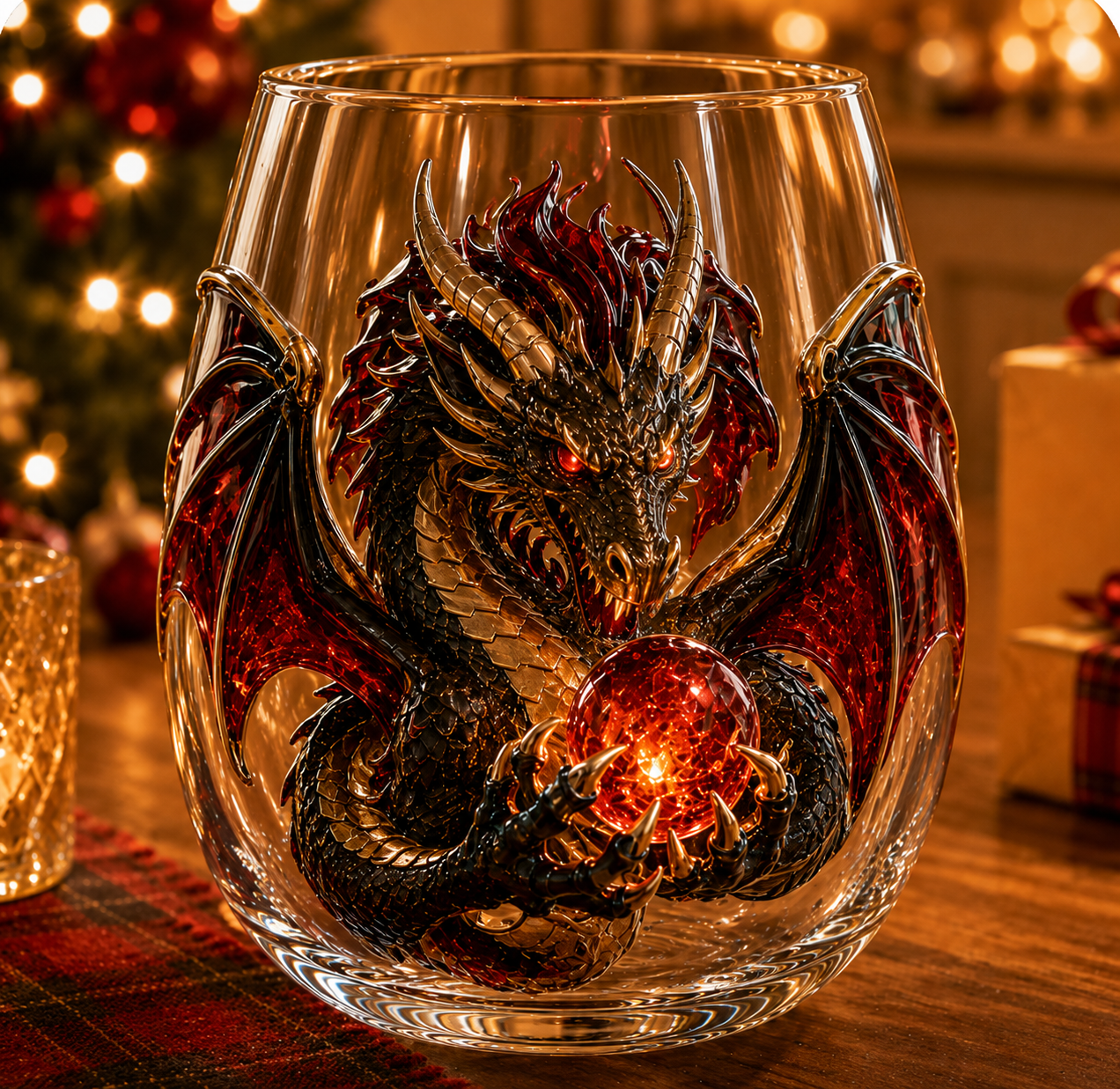 🐉✨ 3D Mythic Dragon Glass Art Cup | Luxury Raised Fantasy Glassware for Whiskey, Home Bar Décor & Legendary Gifts ^🎁
