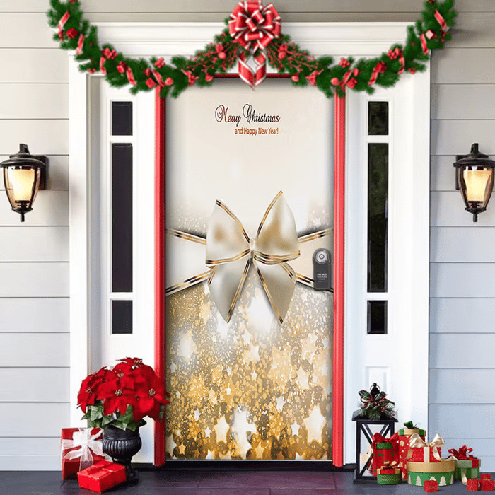 Last day 49% OFF🌟2025 Christmas and Halloween front door decoration