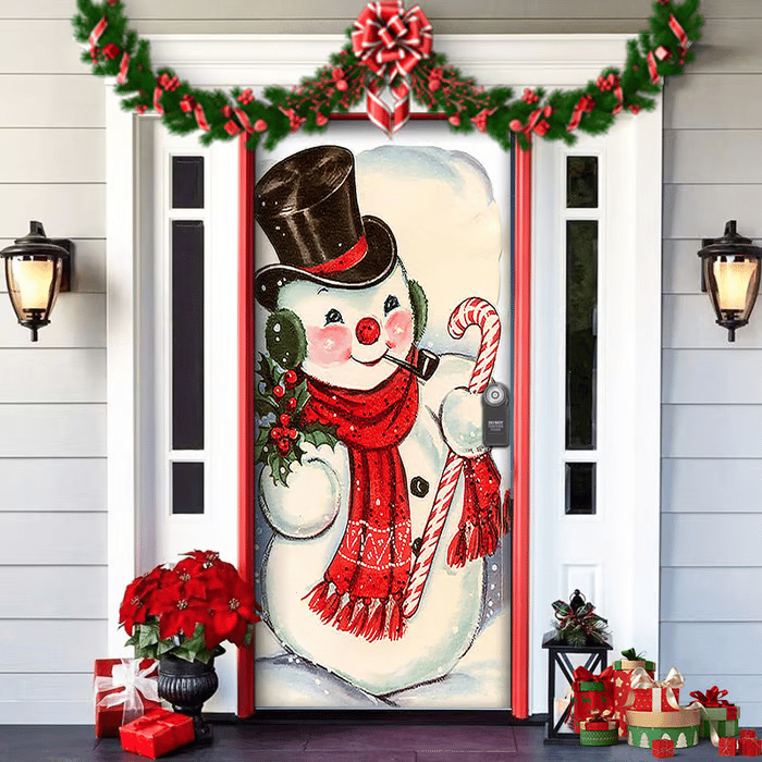 Last day 49% OFF🌟2025 Christmas and Halloween front door decoration