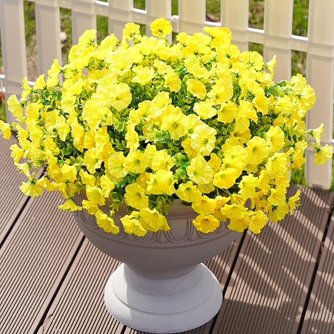 🌟 Limited Time Offer! 🌸 Spring Summer Home Decoration – 🌿 Fake Silk Colorful Morning Glory✨