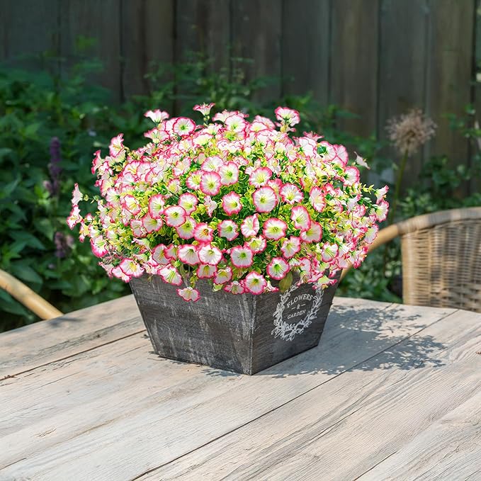 🌟 Limited Time Offer! 🌸 Spring Summer Home Decoration – 🌿 Fake Silk Colorful Morning Glory✨