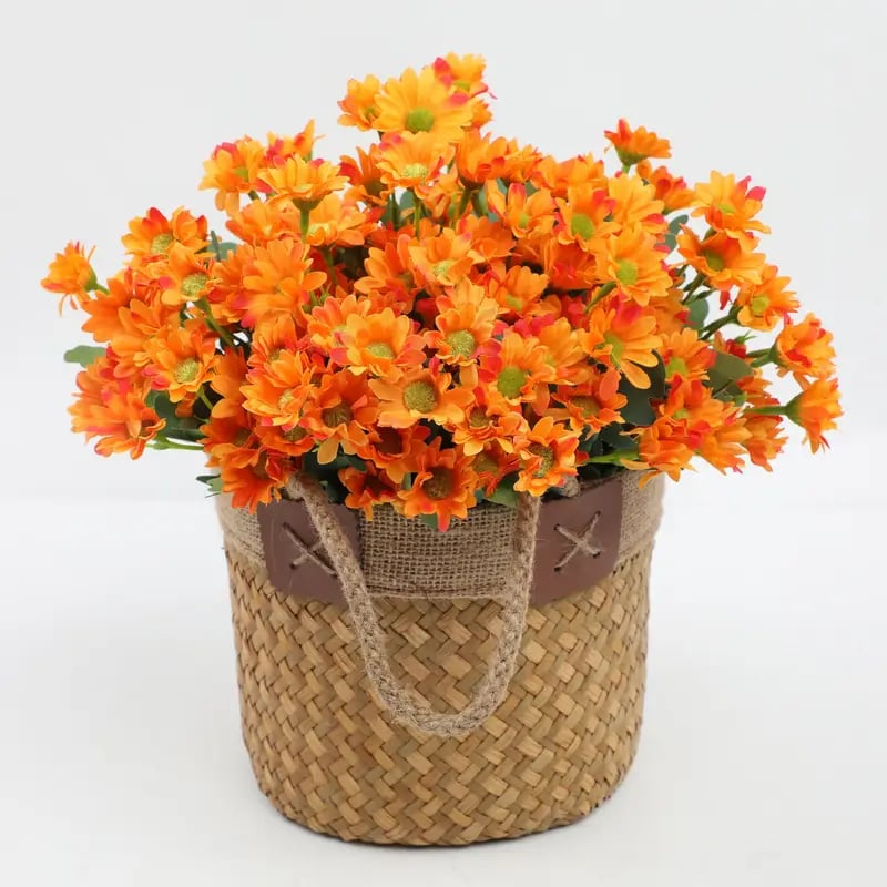 💥2026 Spring Hot Sale🌼Welcome autumn- Artificial Outdoor Sunset Mums Flowers - UV resistant, Waterproof, Windproof