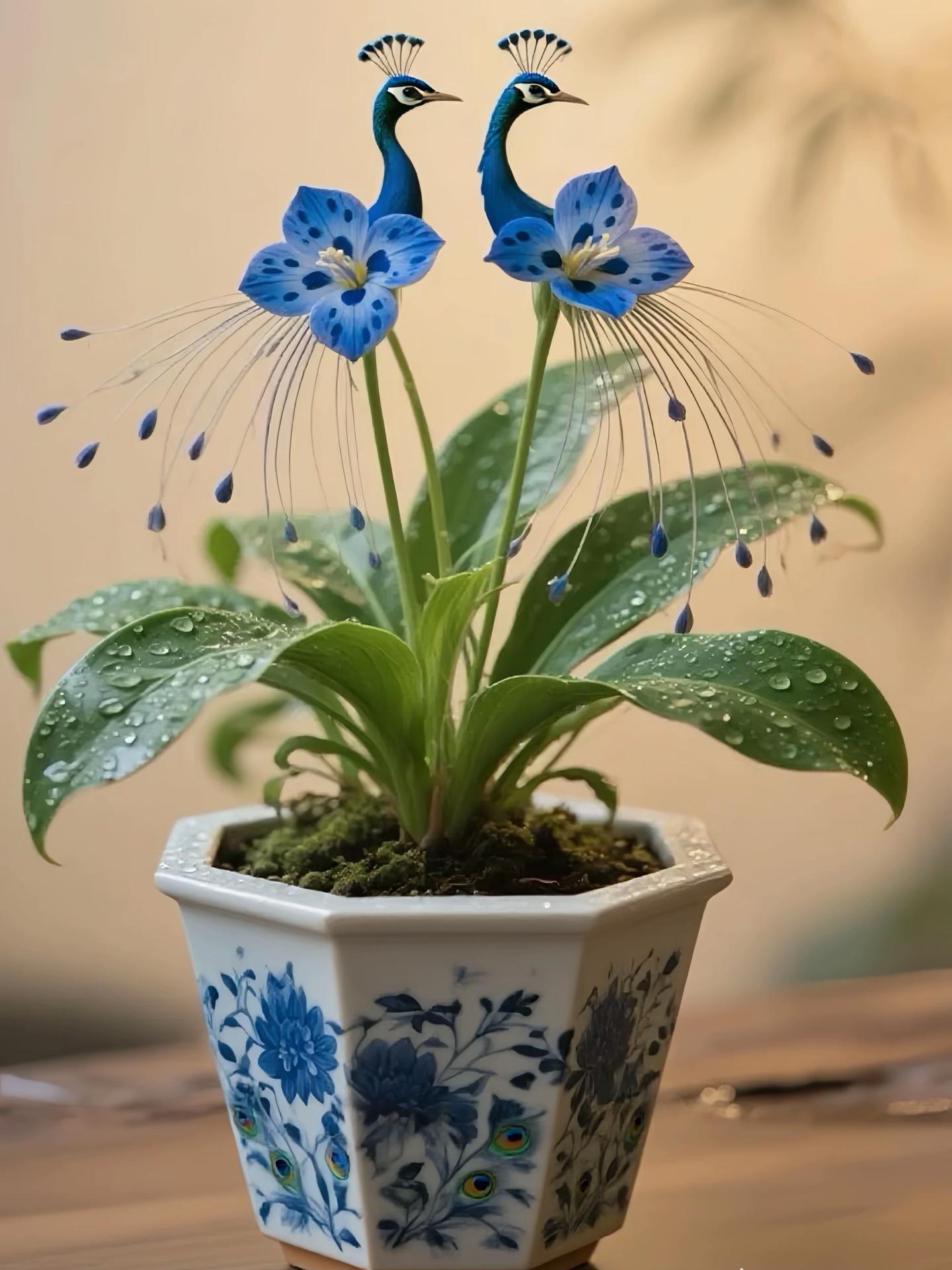 🦚 Create a Colorful Garden Oasis with Peacock Flower Seeds 🌸