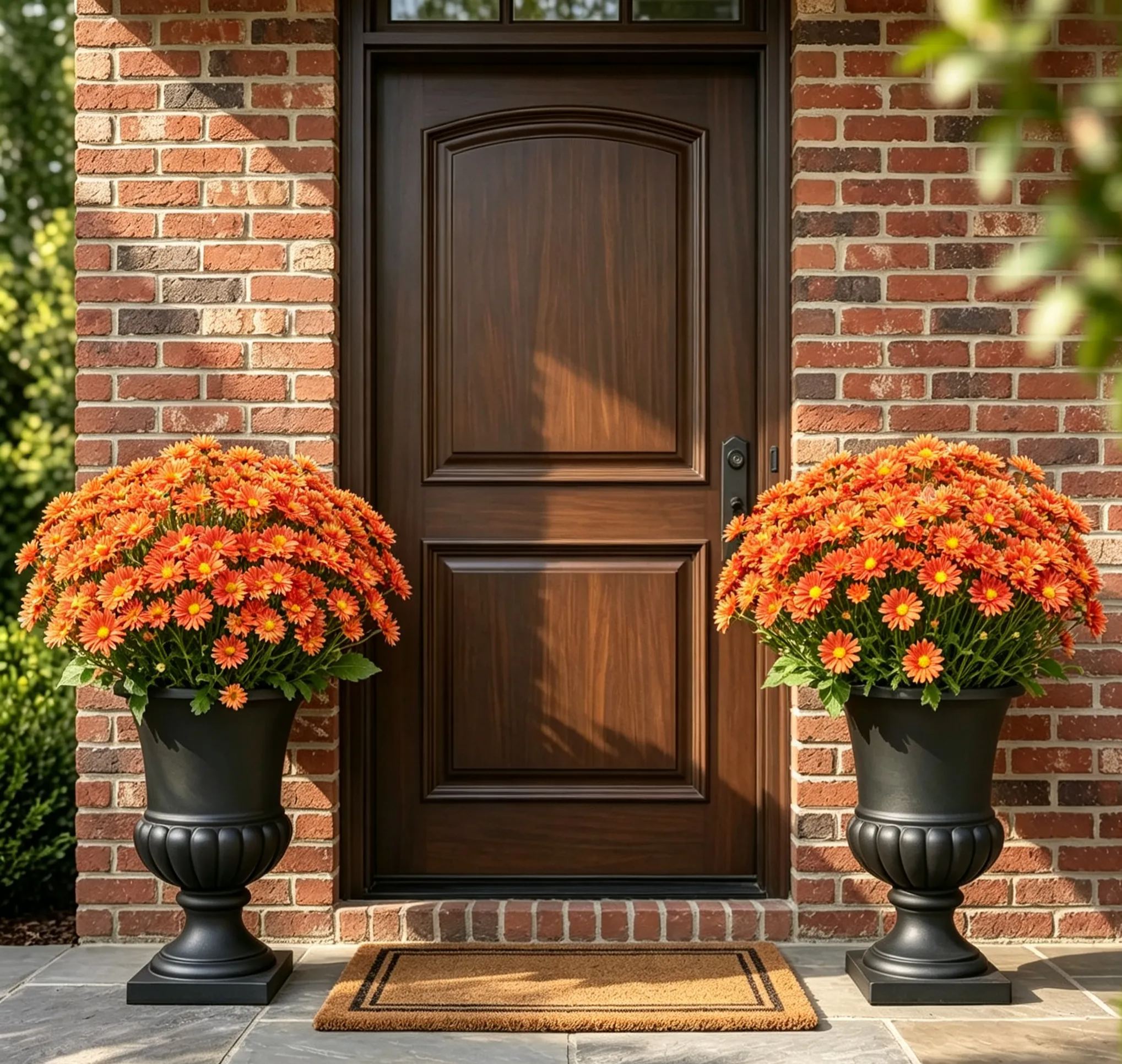 💥2026 Spring Hot Sale🌼Welcome autumn- Artificial Outdoor Sunset Mums Flowers - UV resistant, Waterproof, Windproof