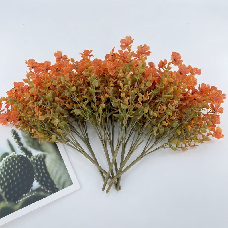 💐Lifelike UV-Resistant Sunset Mums – Waterproof, Windproof & Perfect for Fall Decor 🍂