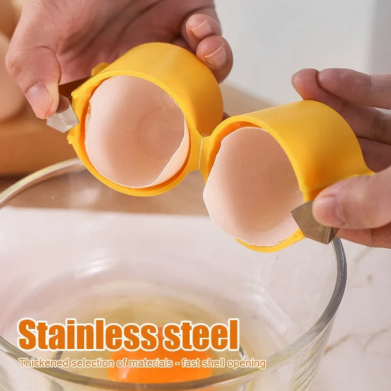 🔥🔥🔥Limited-time 😮💨 Buy 1 Get 1 Free !!!🍳 Quick Egg Cracker Tool – Open Hundreds Of Eggs Faster & Cleaner 🔥